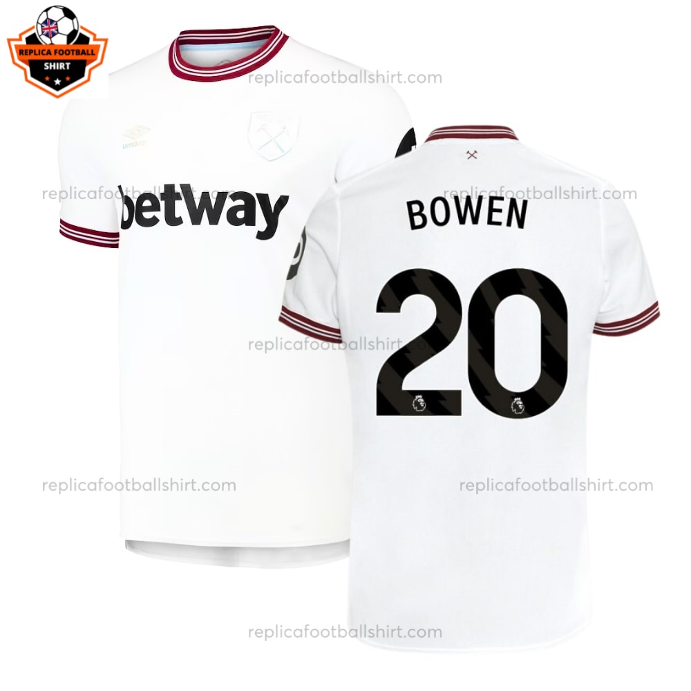 West Ham United Bowen 20 Away Men Football Shirt 23 24