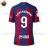 Barcelona Home Replica Shirt LEWANDOWSKI 9 - back