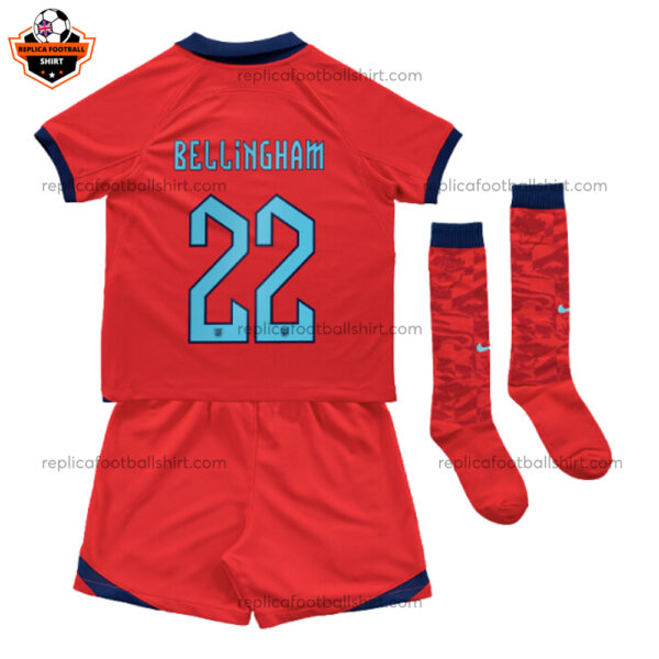 England Away Kid Replica Kit BELLINGHAM 22