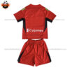 Juventus Red Goalkeeper Kid Replica Kit