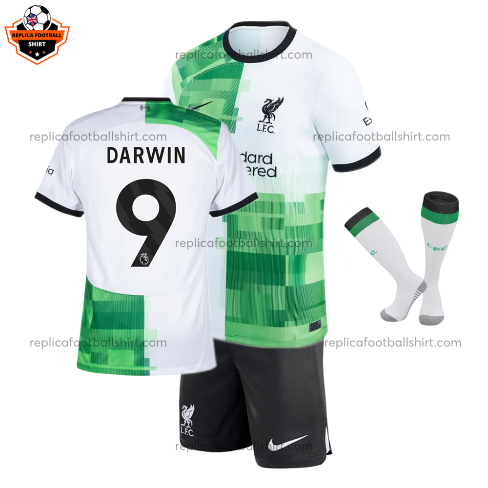 Liverpool Away Kid Replica Kit Darwin 9