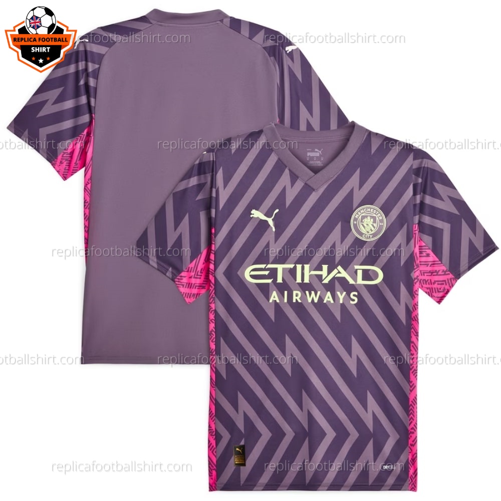 Man City Goalkeeper Purple Men Replica Shirt