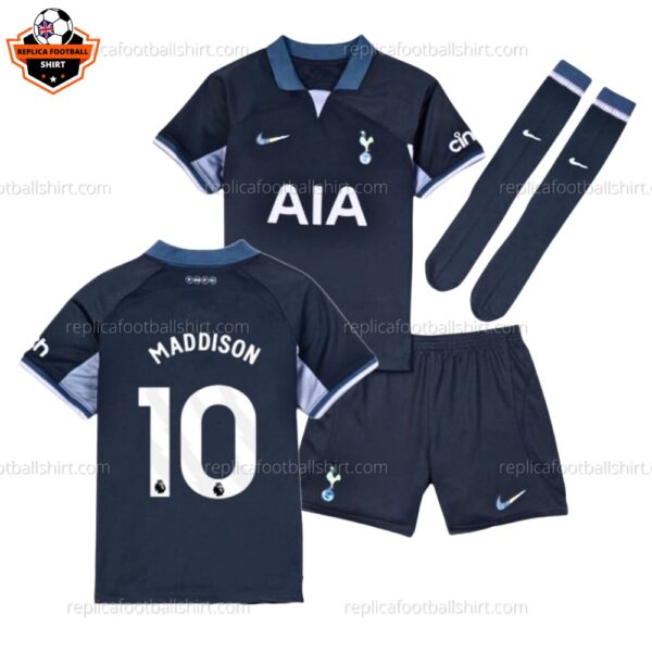 Tottenham Maddison 10 Away Kids Replica Kit 23/24 - front