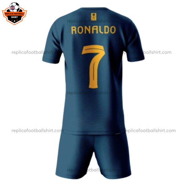 Al Nassr Away Kid Replica Kit 23/24 RONALDO 7 - back
