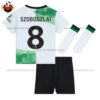 Liverpool Away Kid Replica Kit SZOBOSZLAI 8 - back