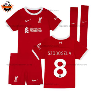 Liverpool Home Kid Replica Kit SZOBOSZLAI 8