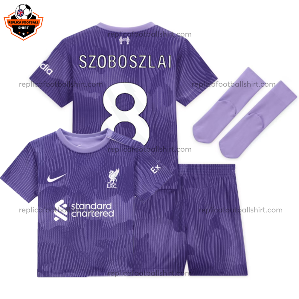 Liverpool Third Kid Replica Kit SZOBOSZLAI 8