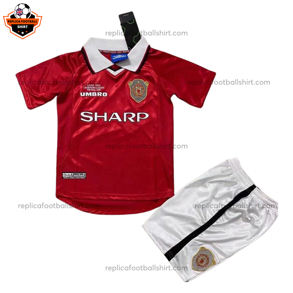 Manchester United Away Kid Replica Kit 1999