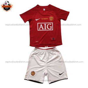 Manchester United Away Kid Replica Kit 2008
