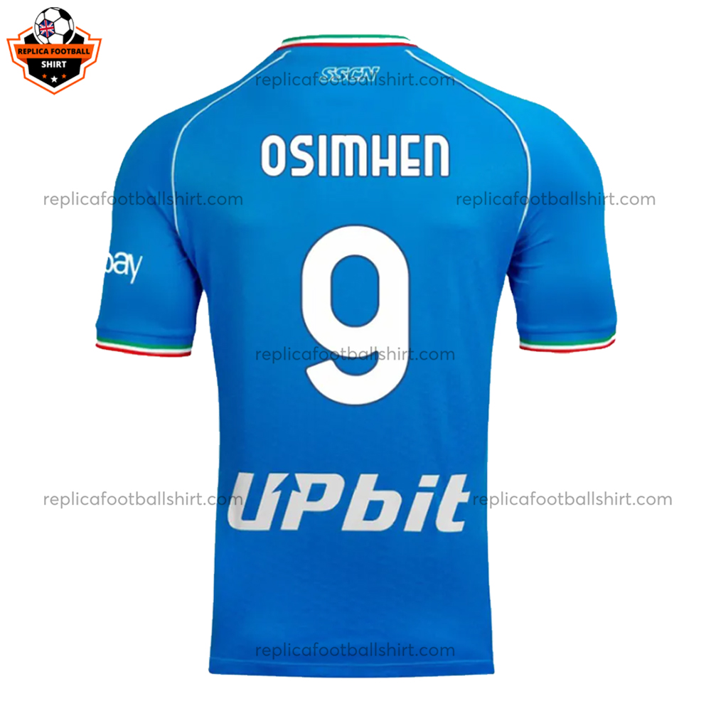Napoli Home Replica Football Shirt OSIMHEN 9