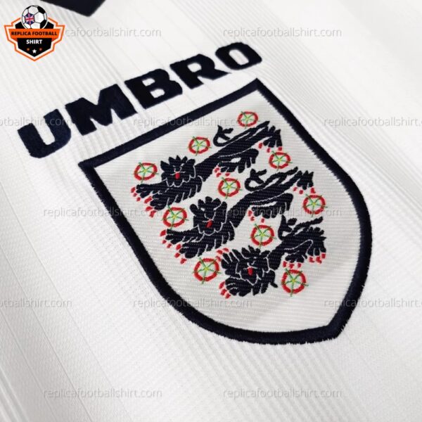 Retro England Home Replica Long Sleeve Shirt 1996