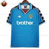 Man City Retro Home Replica Football Shirt