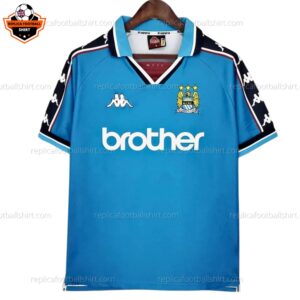 Man City Retro Home Replica Football Shirt