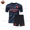 Manchester City Third Adult Replica Football Kit 23/24 Front View