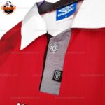 Manchester United Retro Home Men Replica Football Shirt 1996/97 Long Sleeve