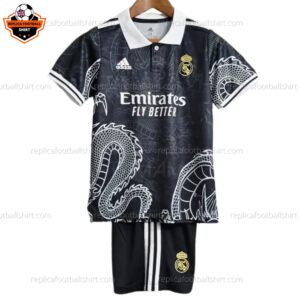 Real Madrid Black Special Editon Kid Replica Kit