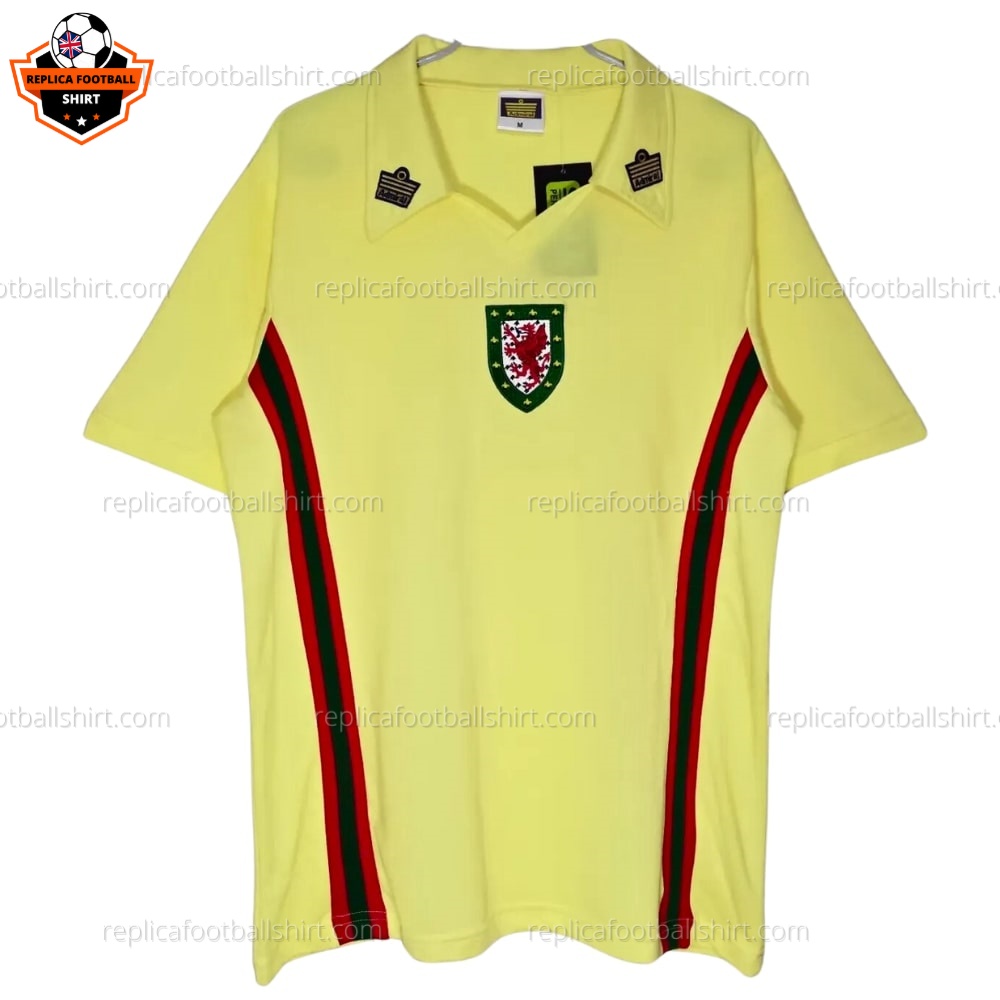 Retro Wales Away Replica Football Shirt 76/79