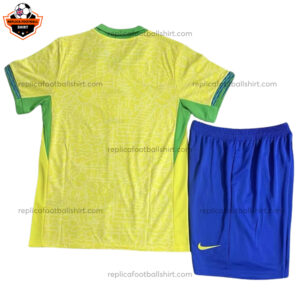 Brazil Home Kid Replica Kit 2024/25