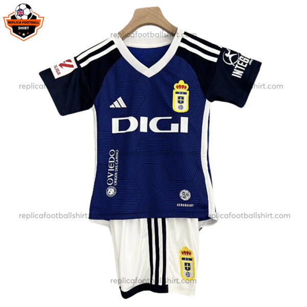 Real Oviedo Home Kid Replica Kit 2023/24