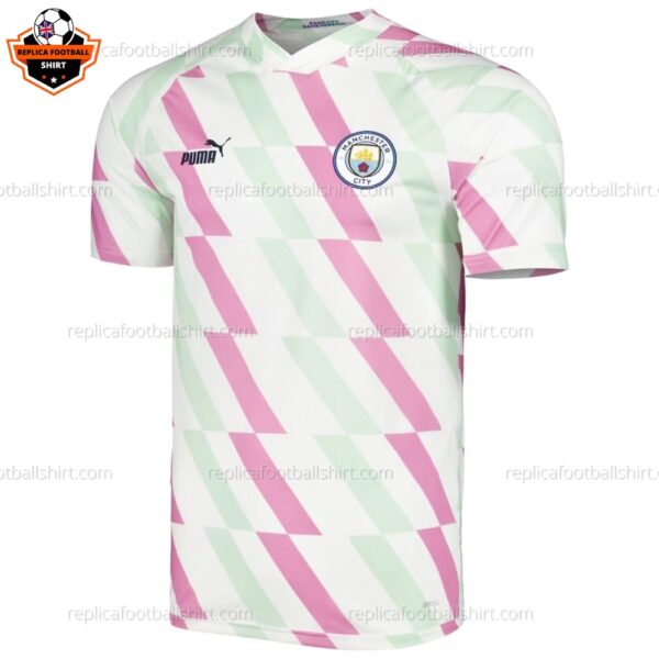 Man City Pre Match Training Replica Shirt - front