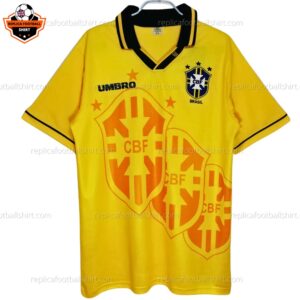 Retro Brazil Home Men Replica Football Shirt 1994