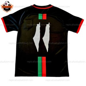 Palestine Black Men Replica Shirt 24/25 - back