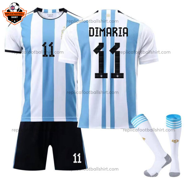 Argentina Home Kid Replica Kit DI MARÍA 11