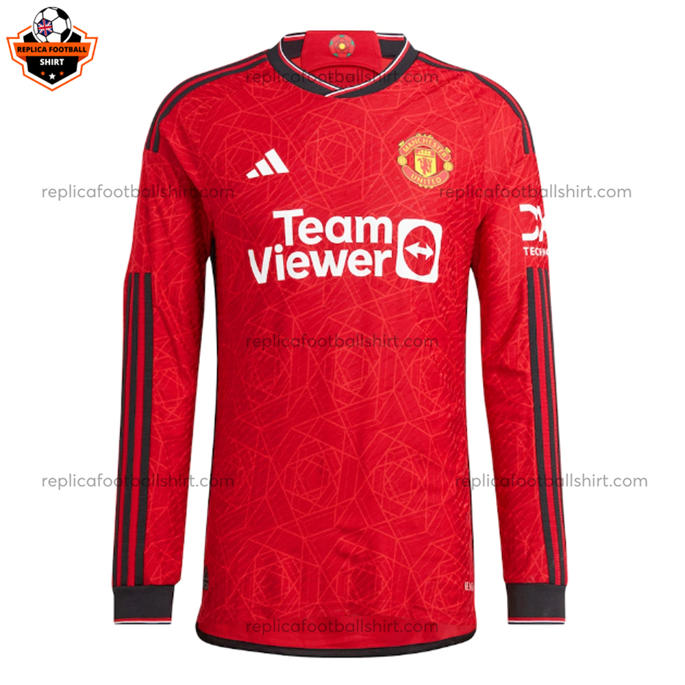 Manchester United Home Replica Shirt Long Sleeve