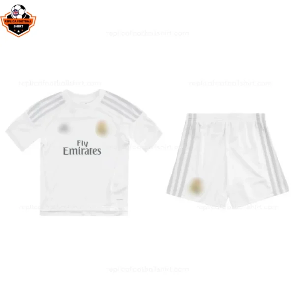 Retro Real Madrid Home Kid Replica Football Kit 2015/16