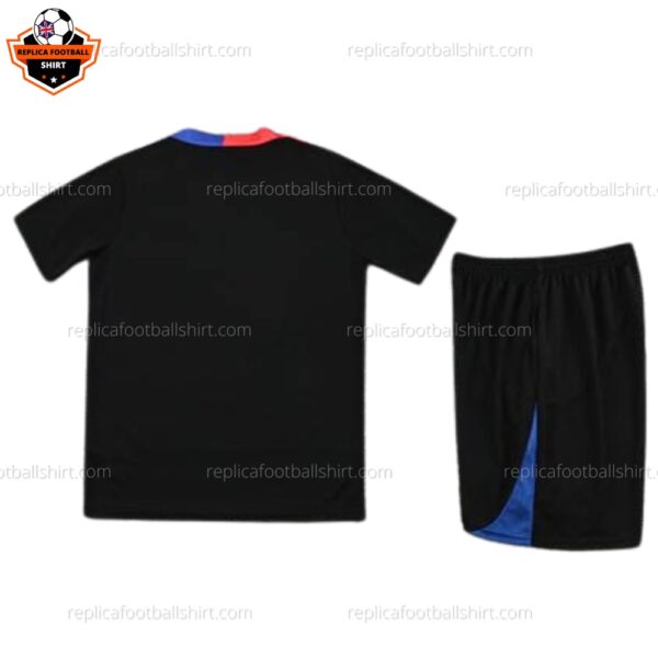 Barcelona Black Red Training Kid Replica Kit 2023/24 - back