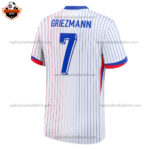 France Away Men Replica Football Shirt 2024 GRIEZMANN 7 Printed