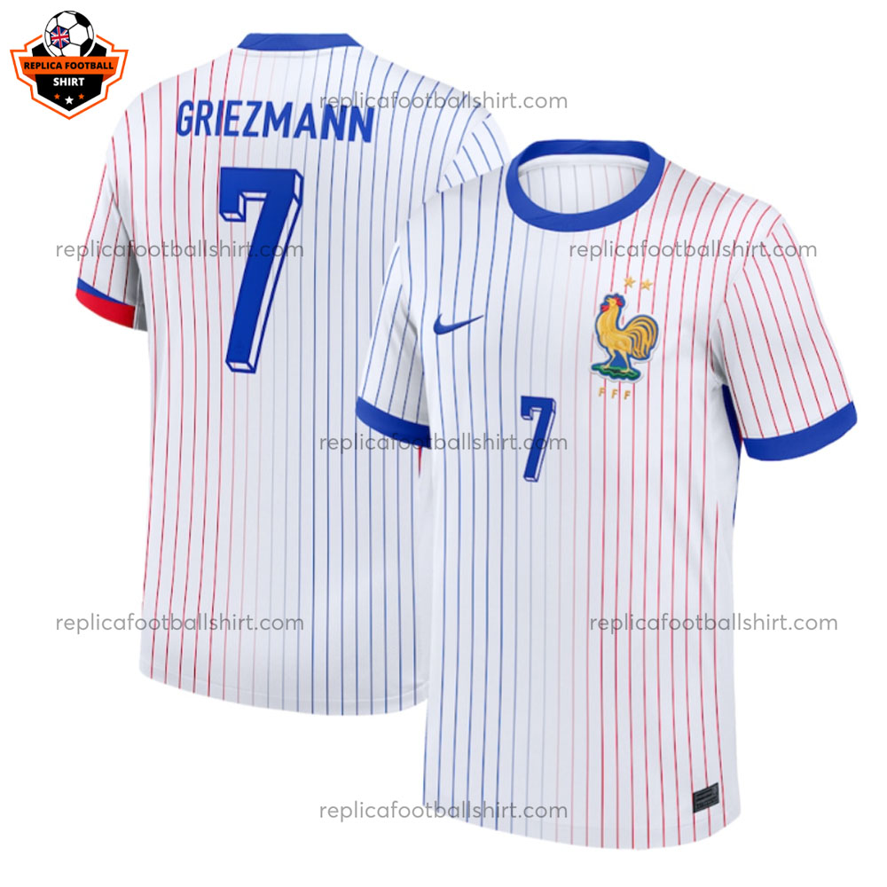 France Away Men Replica Shirt 2024 GRIEZMANN 7