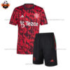 Man United Red Pre Match Adult Replica Kit