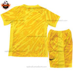 Portugal Yellow Goalkeeper Kid Replica Football Kit 2024