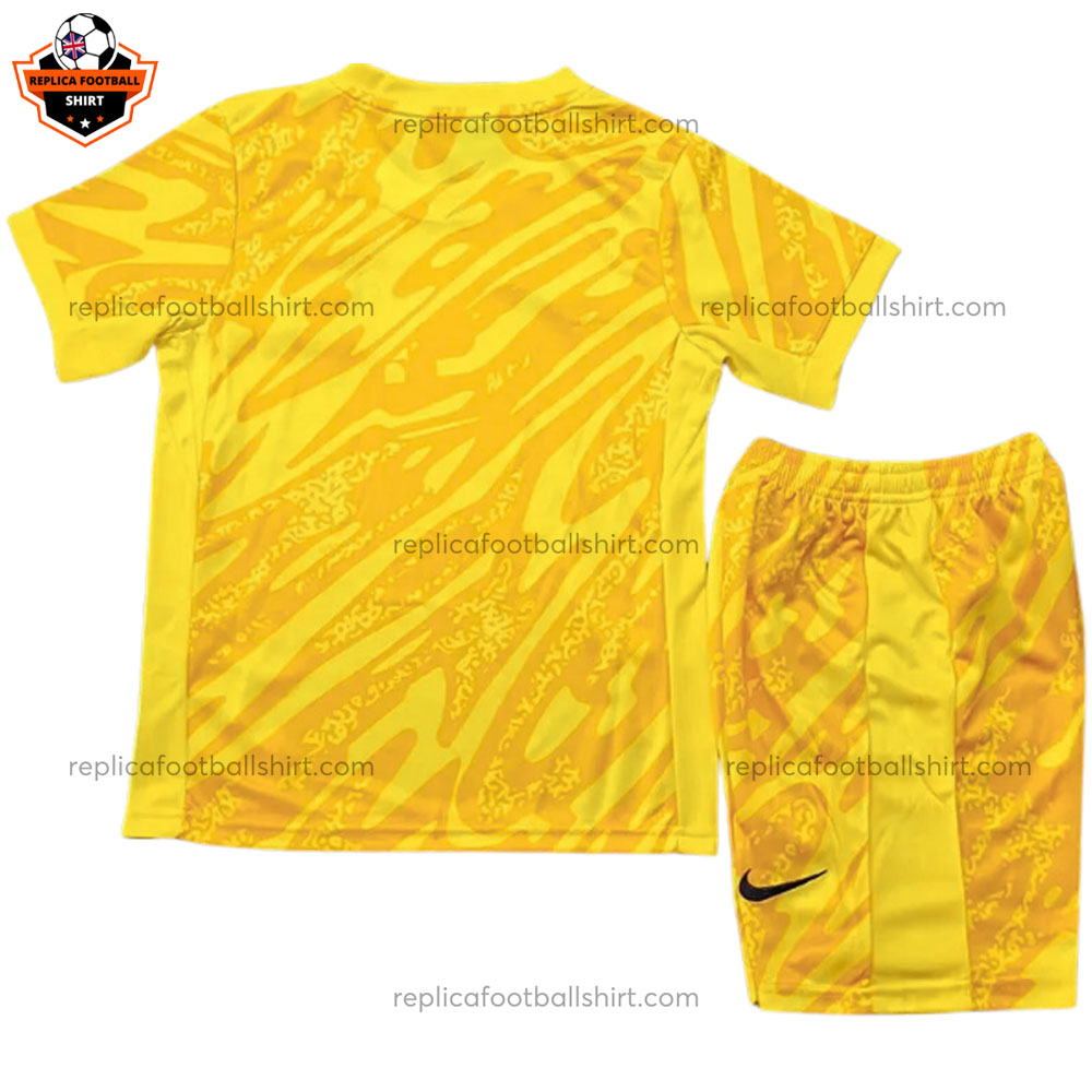 Portugal Yellow Goalkeeper Kid Replica Kit 2024