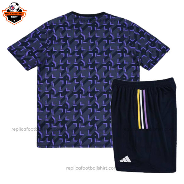 Real Madrid Pre Match Kid Replica Kit - back
