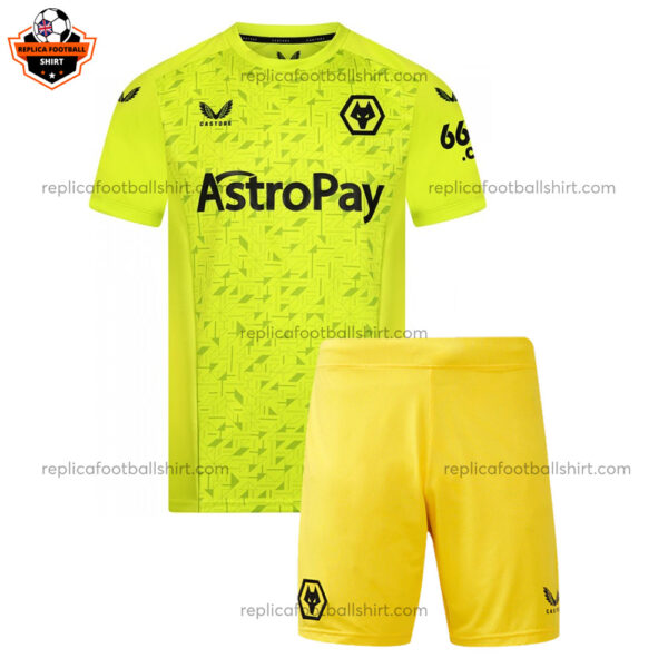 Wolves Goalkeeper Adult Replica Kit 2023/24 - front