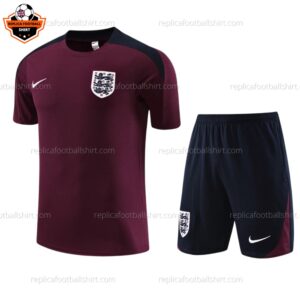 England Red Training Kid Replica Kit 23/24