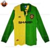 Man Utd Away Replica Shirt 1992 Long Sleeve - front