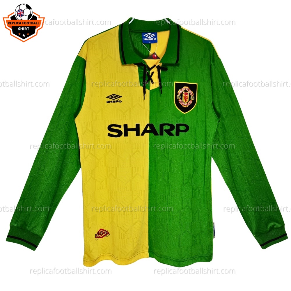 Man Utd Away Replica Shirt 1992 Long Sleeve