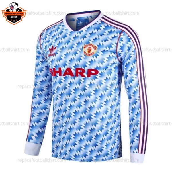 Man Utd Away Replica Shirt 90/92 Long Sleeve