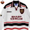 Man Utd Away Replica Shirt 98/99 Long Sleeve