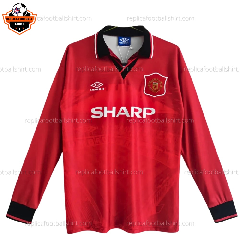 Man Utd Home Replica Shirt 94/96 Long Sleeve