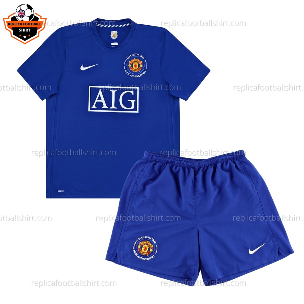 Manchester United Away Kid Replica Kit 08/09