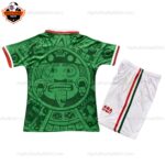 Retro Mexico Home Kid Replica Football Kit 1998