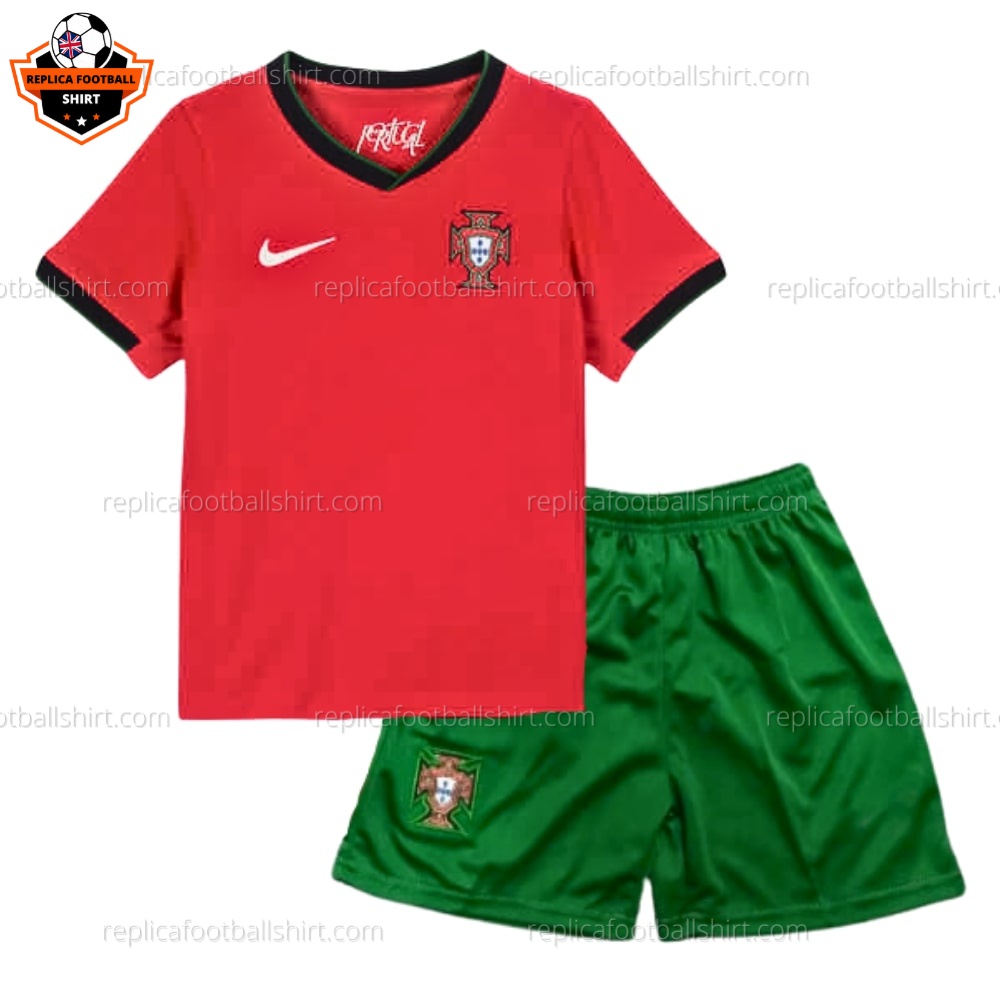 Portugal Home Kid Replica Football Kit 2024