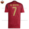 Belgium Home Replica Shirt 2024 DE BRUYNE 7