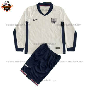 England Home Kid Replica Kit 2024/25 Long Sleeve