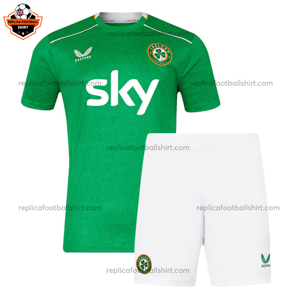 Ireland Home Kid Replica Football Kit 2024