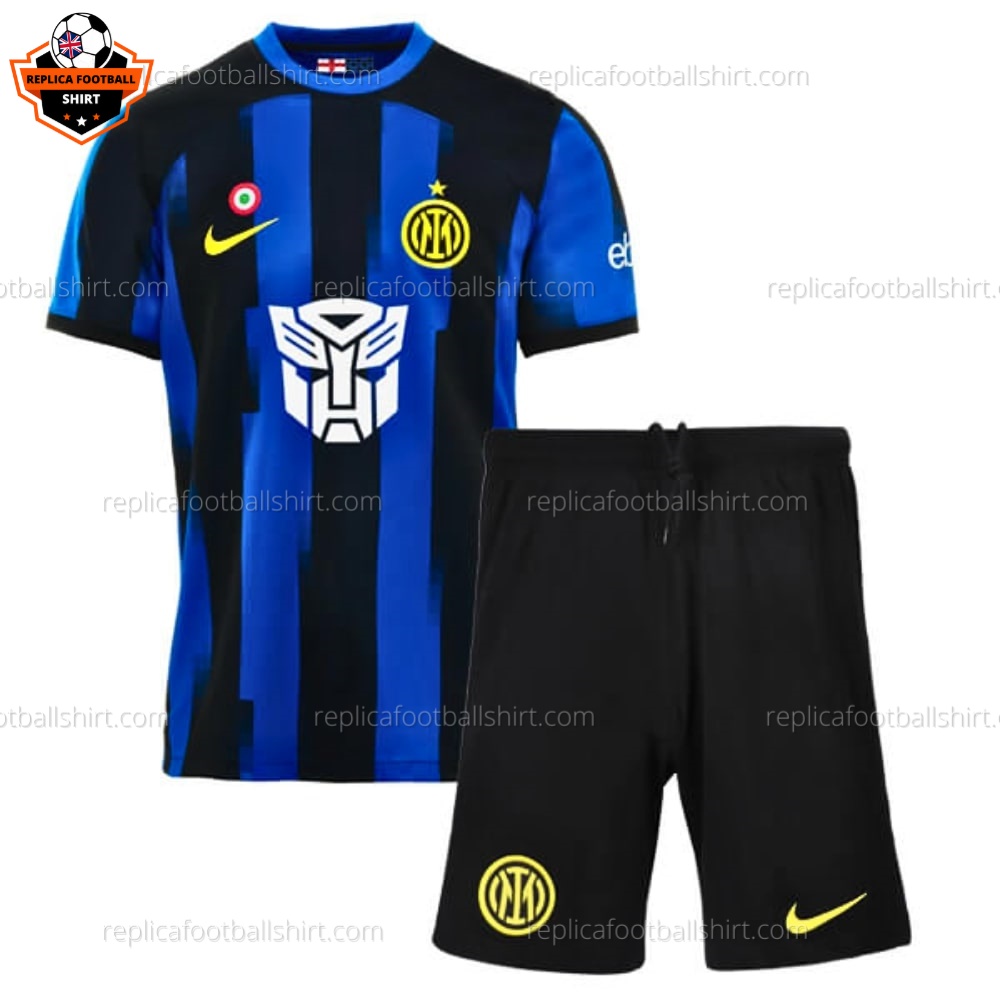 Inter Milan Home Transformers Kid Replica Kit 2023/24